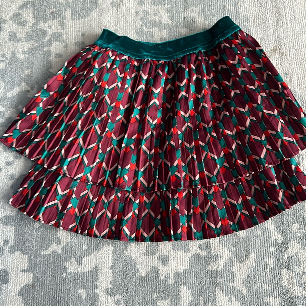 Scotch & Soda Girl ruffle skirt multi color- size 6